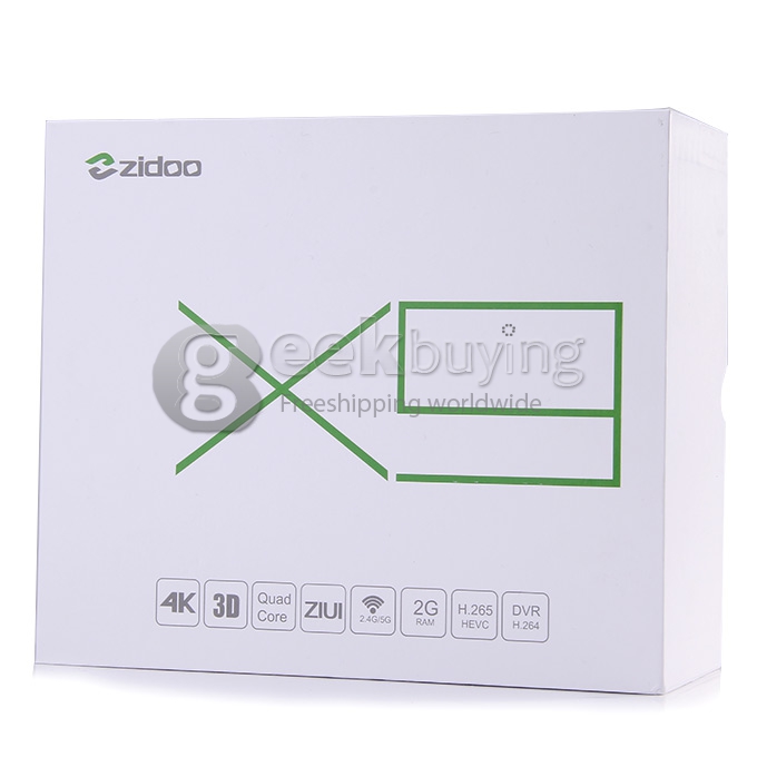 [Spain Stock]ZIDOO X9 Quad Core Smart XBMC KODI 4K TV BOX MSTAR HDMI-in Recorder Android OS 2G/8G 4K H.265 Player Dolby DTS w/ USB3.0 2G/5G WiFi BT