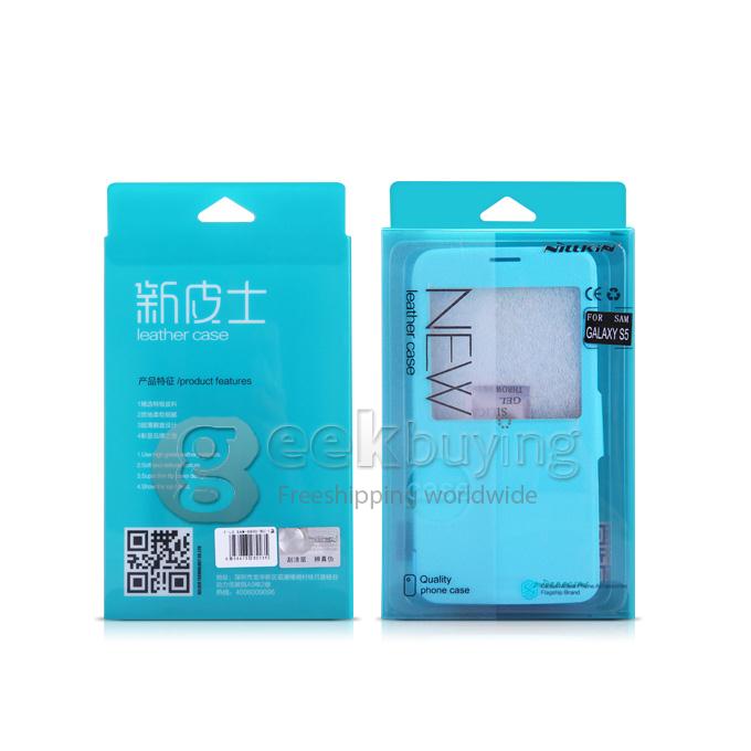 [HK Stock]Nillkin Fresh Series PolyCarbonate Flip Stand Leather Case for Lenovo VIBE X2 - Blue