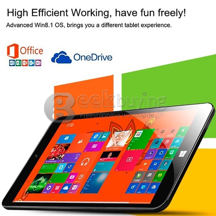 CHUWI Vi8 Ultimate Dual OS Windows8.1 + Android4.4 Tablet PC 8 Inch 2GB/32GB Intel Z3736F Quad Core 2.16GHz IPS 1280*800 Bluetooth WiDi OTG - White