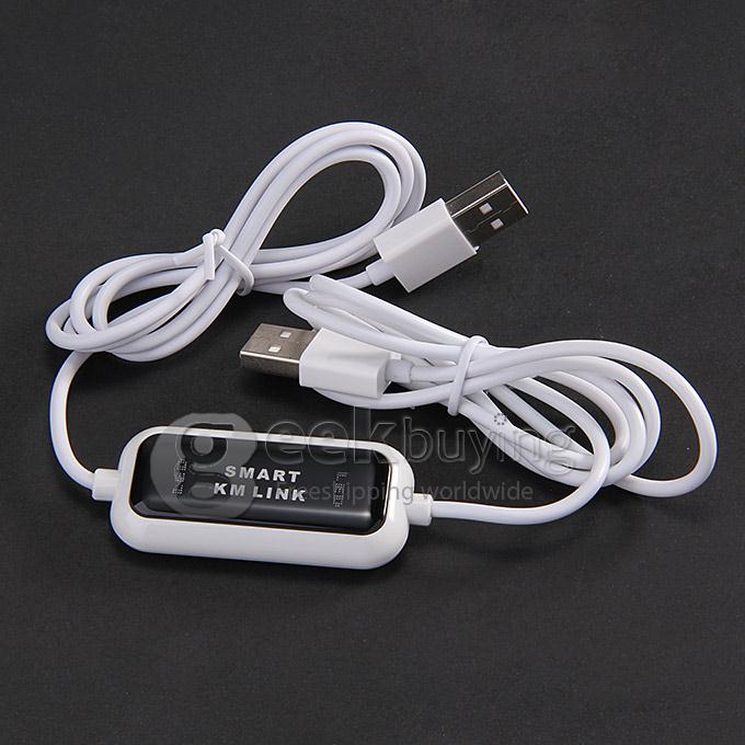 Smart KM Link for Sharing Keyboard and Mouse Smart Sharer USB Data Transfer Between Two Computers