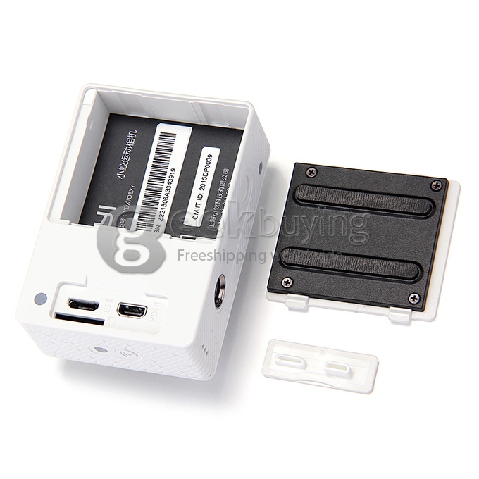 Original Xiaomi Yi Z23L Version Action Camera with Kingma Waterproof Case Xiaoyi - White (Basic)