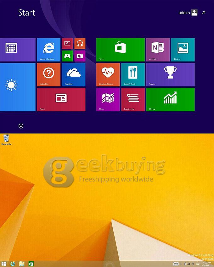 PIPO W3F 10.1 Inch Dual Boot Windows10 & Android4.4 Tablet PC 2GB/32GB Intel Z3735F Quad Core 1.83GHz IPS 1920*1200 HDMI Bluetooth WiFi - Black