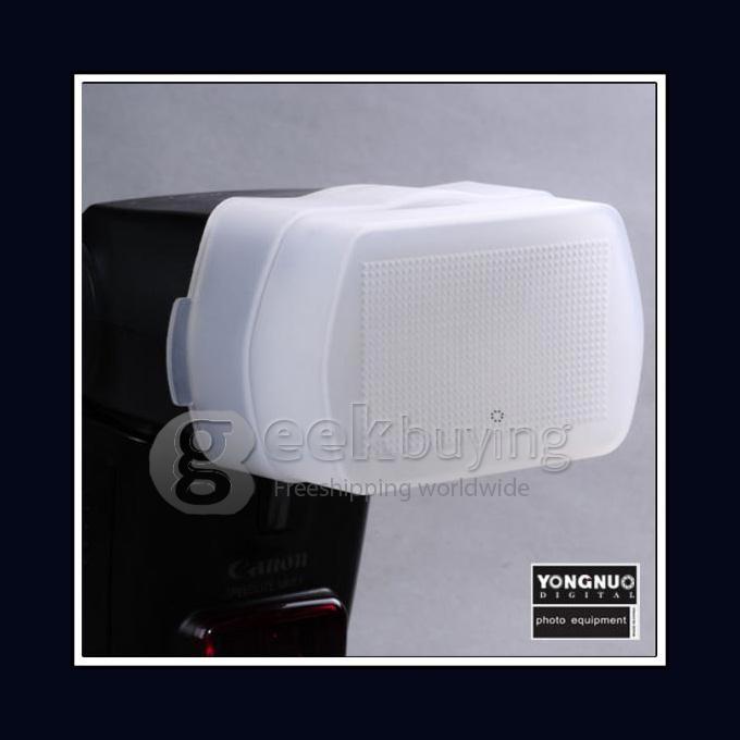 Flash Diffuser for Canon 580EX II / YongNuo YN565 / YN560 Speedlight - White