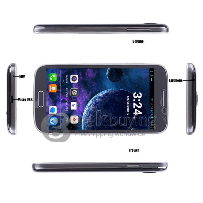[HK Stock]Doogee DG300 5.0inch MTK6572W Dual Core Smartphone QHD Capacitive Screen 512MB/4GB 2.0MP Camera Android4.2 OS 3G/GPS