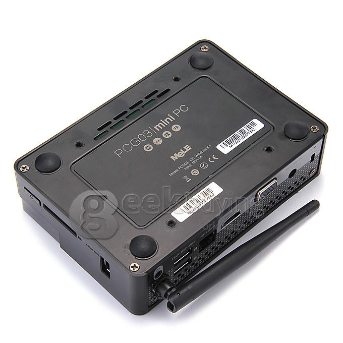 MeLE PCG03 Intel Mini PC Windows 8.1 OS Atom Z3735F 2GB RAM 32GB ROM 1080P DTS VGA WiFi Bluetooth - Black