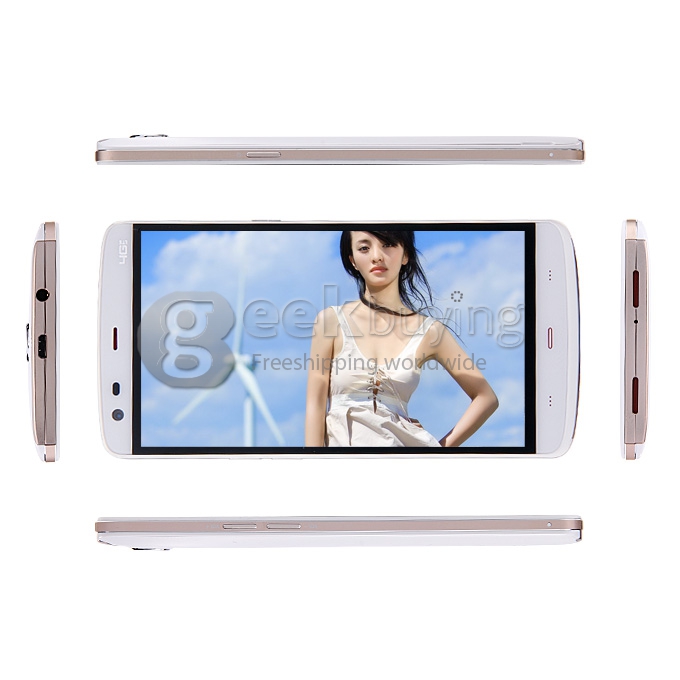 [HK Stock]Kingzone Z1 5.5inch 64Bit 4G LTE MTK6752 Octa Core 1.7 GHz Android 4.4 Smartphone 2GB 16GB HD JDI Screen NFC OTG - White