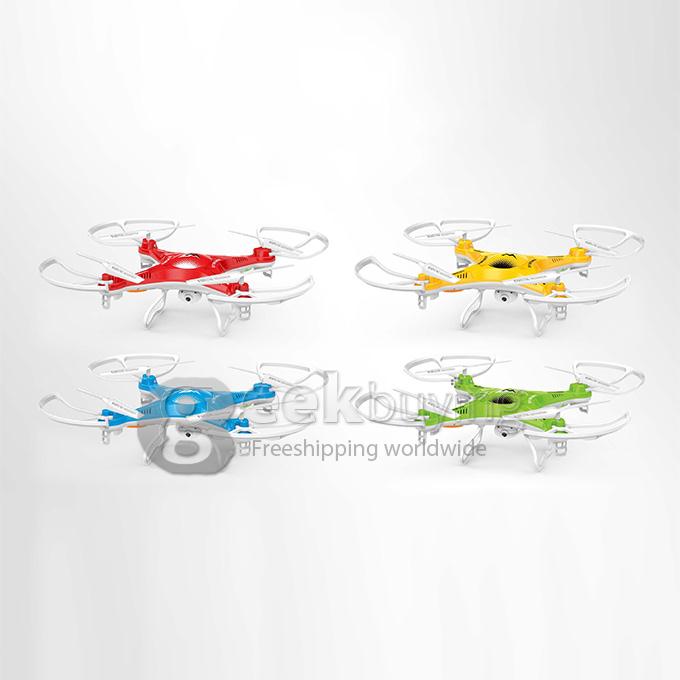 Bo Ming M2-Stalker Sky Dreamer 2.4G 6 Axis Gyro RC Quadcopter with 2.0MP Camera LED Lights - Red