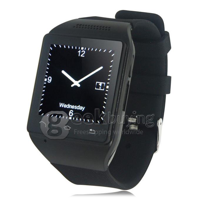 ZGPAX S18 1.54 Inch Touch Screen Smart Watch BT3.0 360mAh Support SYNC Anti Lost Mic FM Pedometer For Android - Black
