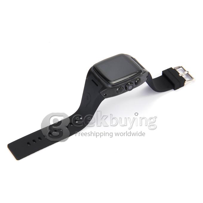 iMacwear SPARTA M7 1.54 Inch Touch Screen 3G Smart Watch Phone IP67 Waterproof Rating Android 4.4 Dual Core CPU - Black