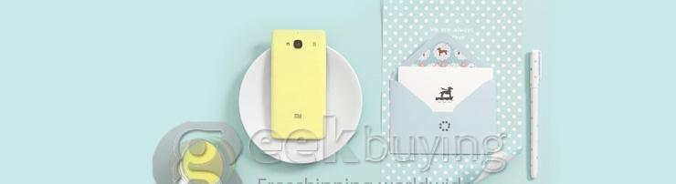 XIAOMI Redmi 2A 4.7 Inch 4G Smartphone Leadcore L1860C Quad Core 1.5GHz 1GB 8GB OGS HD Screen 8.0MP GPS+GLONASS - Yellow