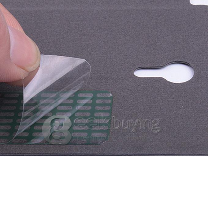 Brand New Protective PU Leather Hard Case Cover Shell for JIAYU S3 - Black