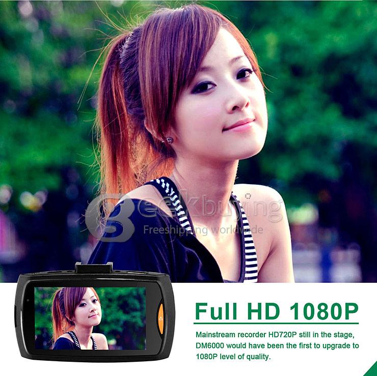 Blackview G30B 2.7 inch 1080P FHD Car DVR Dashcam Video Recorder 140 Degree Wide Angle Lens with Rear View Camera - Black