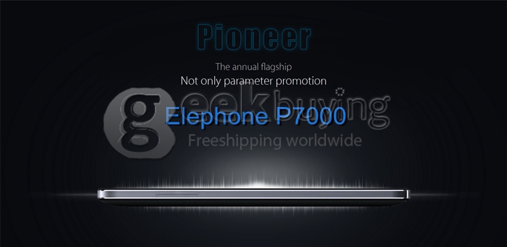[HK Stock]Elephone P7000 64bit 4G LTE 5.5inch FHD Android 5.0 3GB RAM MTK6752 Octa Core 1.7GHz Smartphone 13.0MP Dual Camera - Black