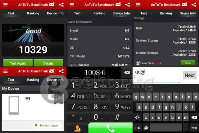 iMacwear SPARTA M7 1.54 Inch Touch Screen 3G Smart Watch Phone IP67 Waterproof Rating Android 4.4 Dual Core CPU - Black