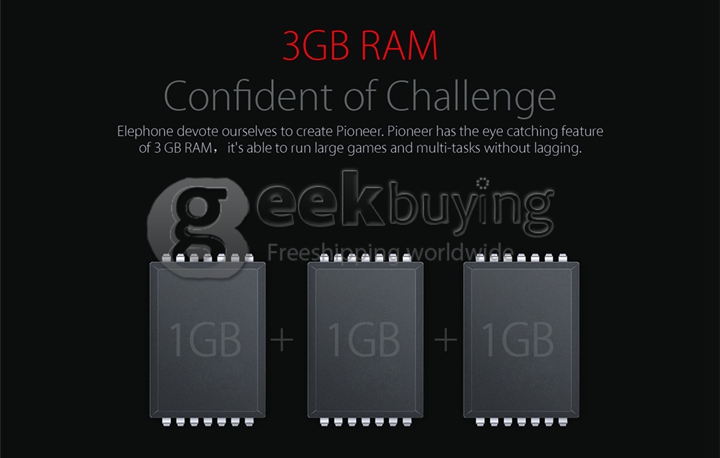 [HK Stock]Elephone P7000 64bit 4G LTE 5.5inch FHD Android 5.0 3GB RAM MTK6752 Octa Core 1.7GHz Smartphone 13.0MP Dual Camera - Black