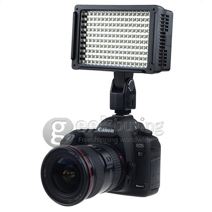 2015 NEW LD-160 LED Camera Video Light Lamp Panel 9.6W Dimmable For Canon Nikon Pentax DSLR Camera Video Camcorder