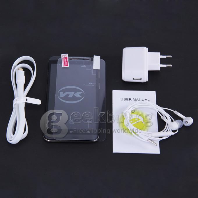 VKWORLD VK700 5.5inch IPS HD MTK6582 Quad Core 1.3GHz Android 4.4 Smartphone 1GB RAM 8GB ROM 3G GPS Miracast - Black