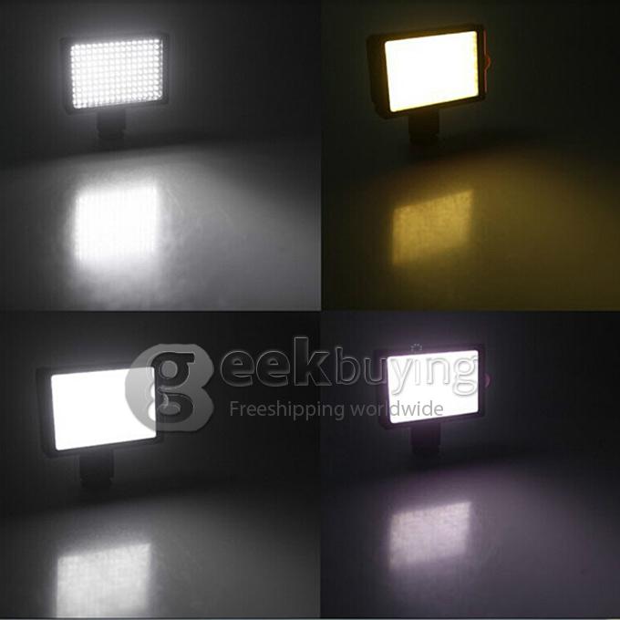2015 NEW LD-160 LED Camera Video Light Lamp Panel 9.6W Dimmable For Canon Nikon Pentax DSLR Camera Video Camcorder