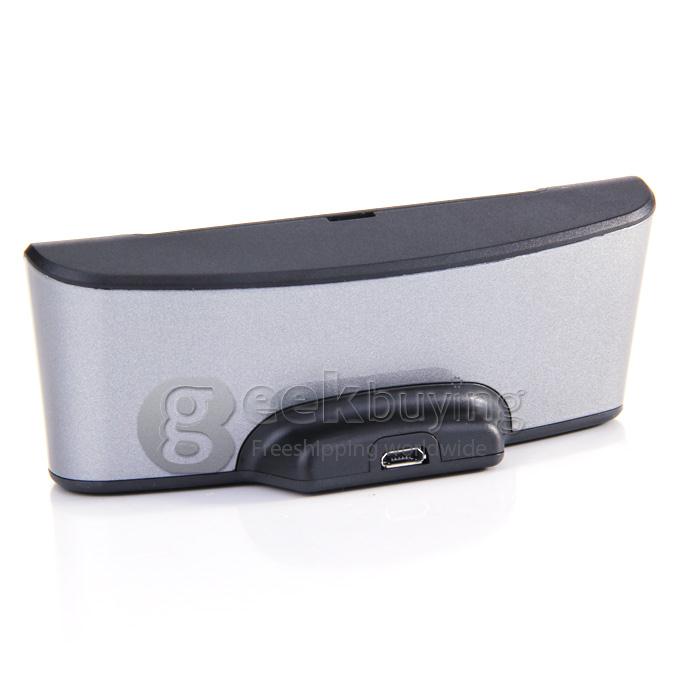 Desktop Charging Cradle USB Data Sync Dock Station for Samsung Galaxy S6 Edge /Galaxy S6 - Black