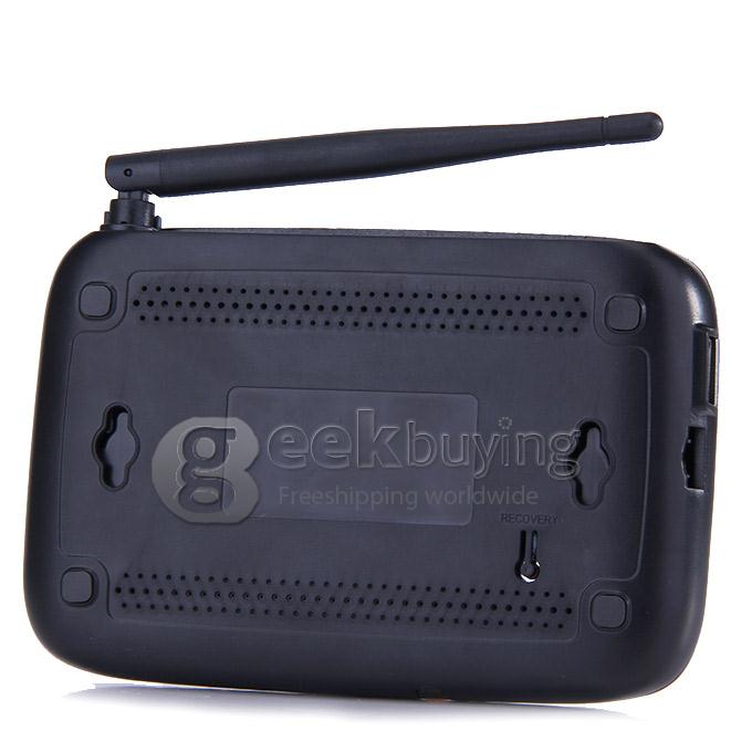 CS918G Plus Amlogic S805 Quad Core Android4.4 TV Box 1G 8G LAN WIFI 802.11b/g/n BT4.0 HDMI Miracast/DLNA 1080P - Black