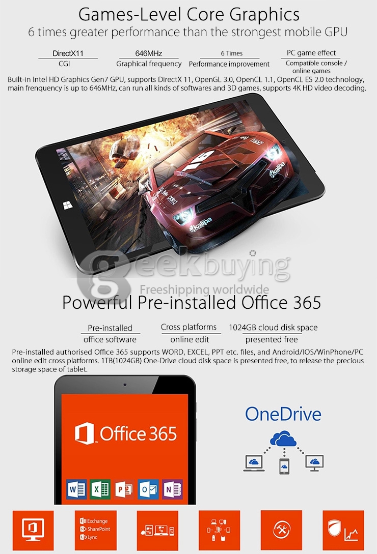Vido W8C Free Light Dual OS Windows 8.1 & Android 4.4 Tablet PC 2GB/32G Intel Z3735F Quad Core 1.8GHz 8 Inch IPS 1280*800 HDMI WiFi OTG - Black + White