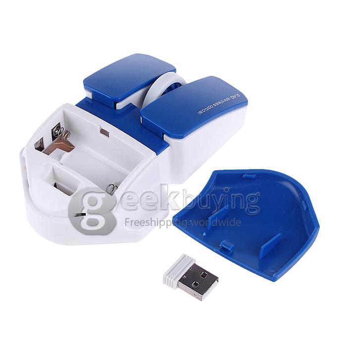 JW-1979 Fashion Suspended Mechanical 2.4G Wireless 105 Keys Touch Keyboard Set with Mouse - Blue