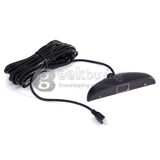 Hot Sale Weatherproof  Voice Warning Car Reversing Set w/4 Parking Sensors&Rearview Camera &7 inch TFT LCD Screen Rearview Mirror