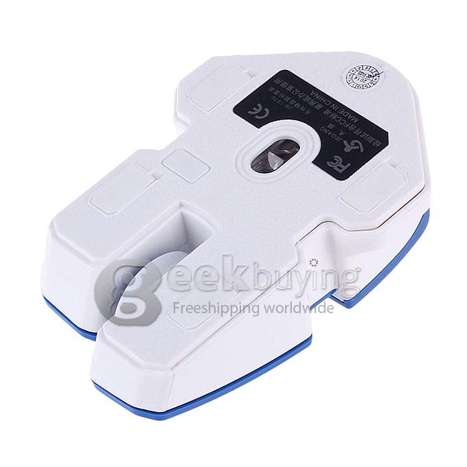 JW-1979 Fashion Suspended Mechanical 2.4G Wireless 105 Keys Touch Keyboard Set with Mouse - Blue