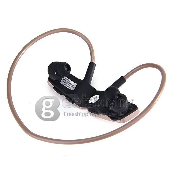 ZONOKI B97 Outdoor Neckband BT2.1+EDR 1Mbps Wireless Headphone Stereo Audio Headset With Magnetic - Coffee