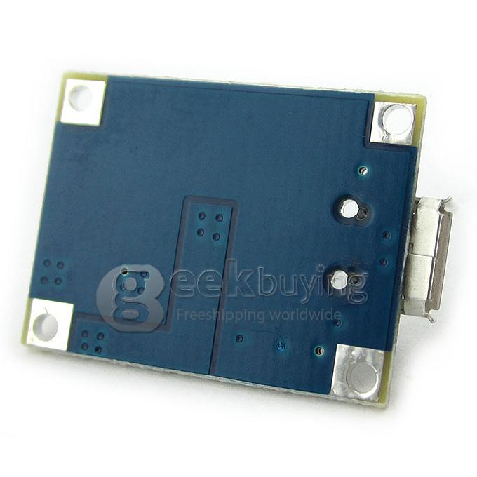 TP4056 1A 3.7V Lipo Battery Charging Board Charger Module DIY Micro USB Interface