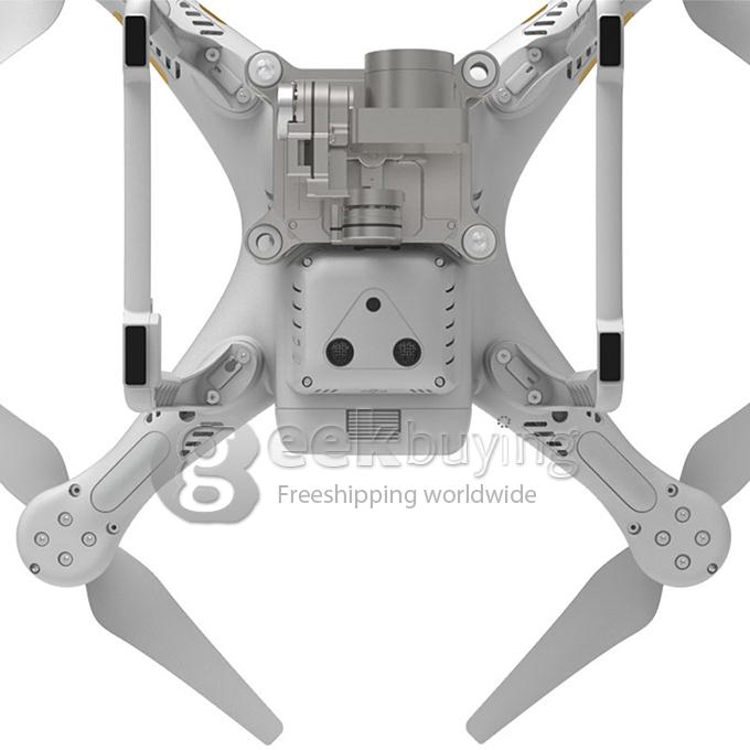 DJI Phantom 3 Advanced Version with Extra Battery 1080P Camera GPS/GLONASS - White & Silver