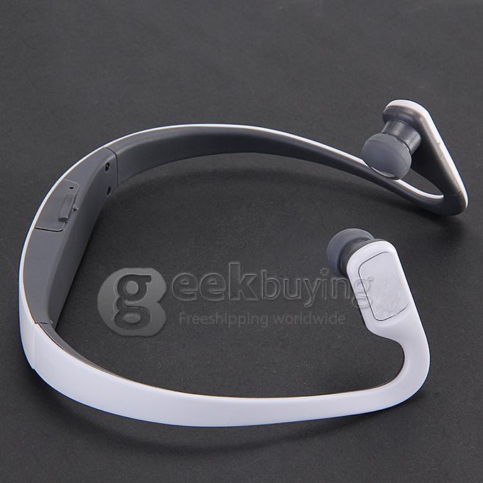 New BS15 Stereo Wireless Earphone BT3.0 Sports Headphone Fashion Running Earphone For Iphone Samsung HTC - White