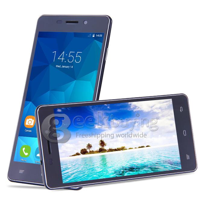 OUKITEL Original Pure 5.0Inch Android 5.0 MTK6582 Quad Core 1.3GHz SmartPhone 1GB+8GB 8.0MP 3G/GPS IPS QHD Screen - Blue