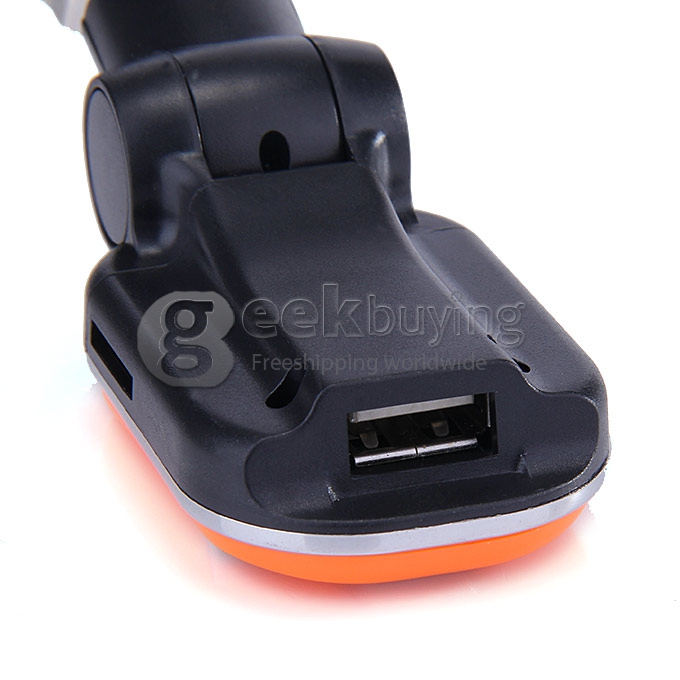 Car MP3 12V/24V Wireless Remote Control USB/TF Player with FM Modulator (Orange)