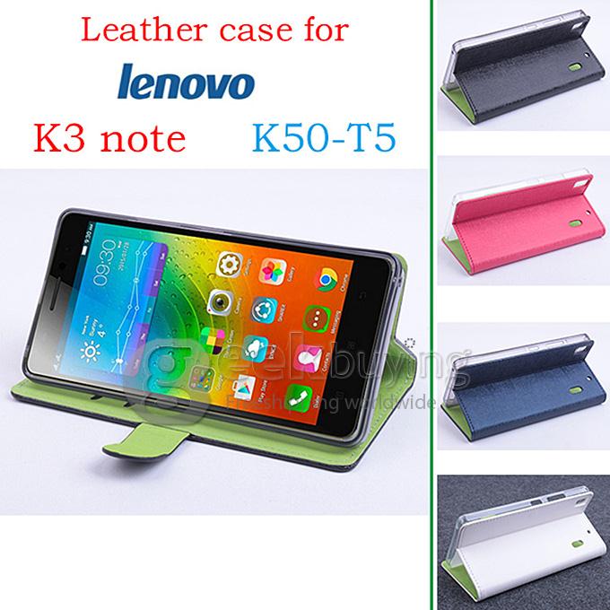 Protective PU Leather Case Hard Case Cover with for Lenovo Lemo K3 Note - Black