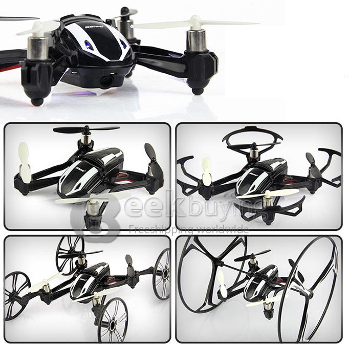 UDI U941 UFO 2.4G 6 Axis Gyro RC Quadcopter with 2.0MP Camera LED Lights - Black