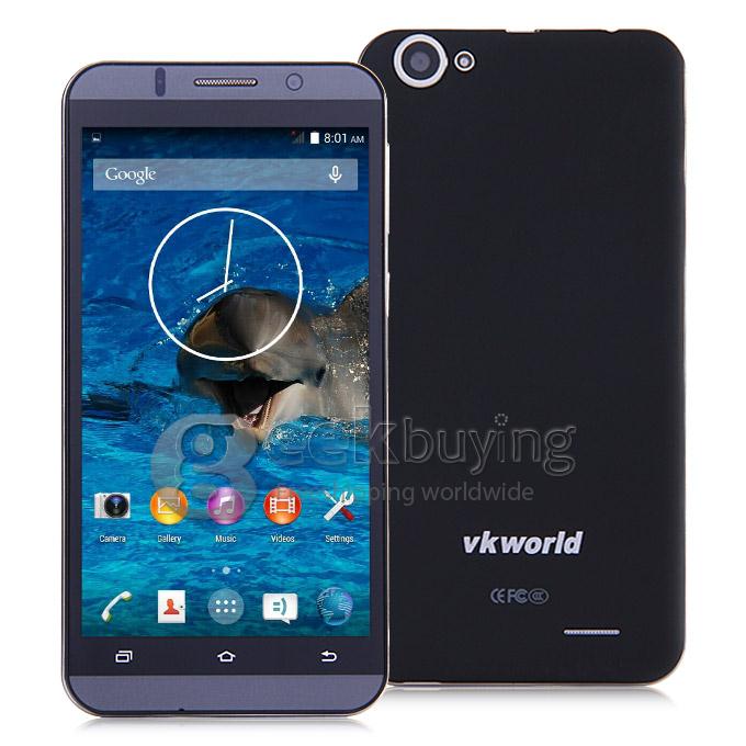 VKWORLD VK700 5.5inch IPS HD MTK6582 Quad Core 1.3GHz Android 4.4 Smartphone 1GB RAM 8GB ROM 3G GPS Miracast - Black