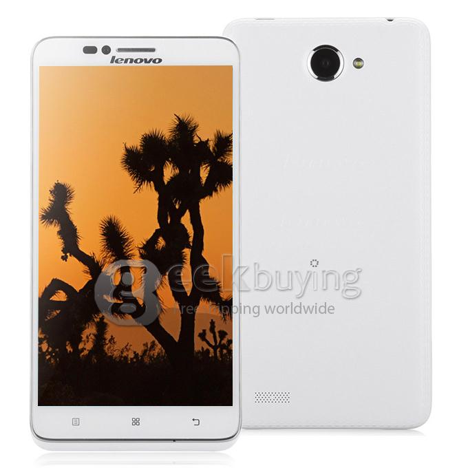 [HK Stock] Lenovo A816 5.5inch 64-bit 4G LTE Android 4.4 Smartphone Snapdragon MSM8916 Quad Core 1.2GHz 8.0MP 1GB 8GB - White