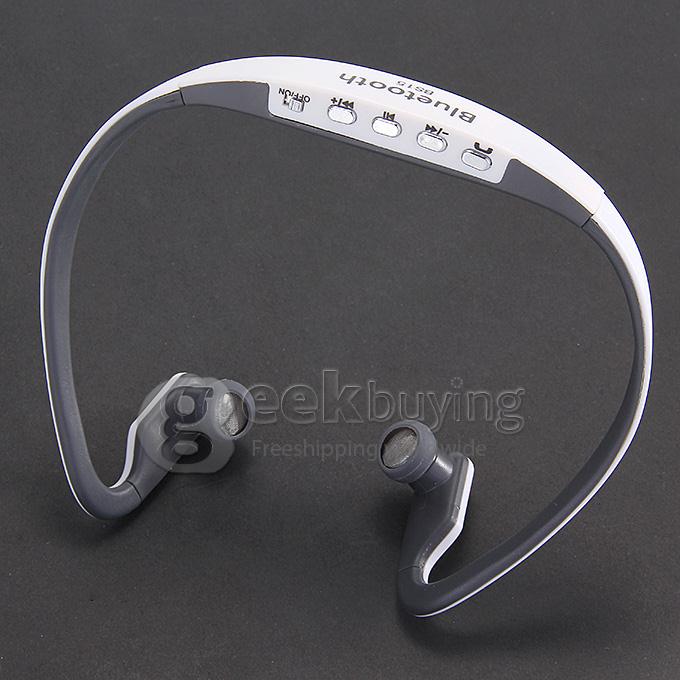 New BS15 Stereo Wireless Earphone BT3.0 Sports Headphone Fashion Running Earphone For Iphone Samsung HTC - White