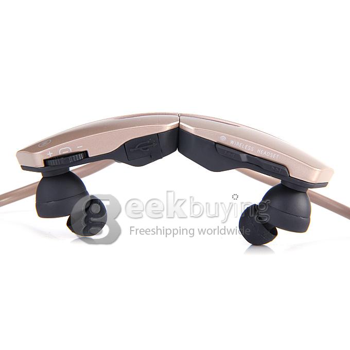 ZONOKI B97 Outdoor Neckband BT2.1+EDR 1Mbps Wireless Headphone Stereo Audio Headset With Magnetic - Coffee