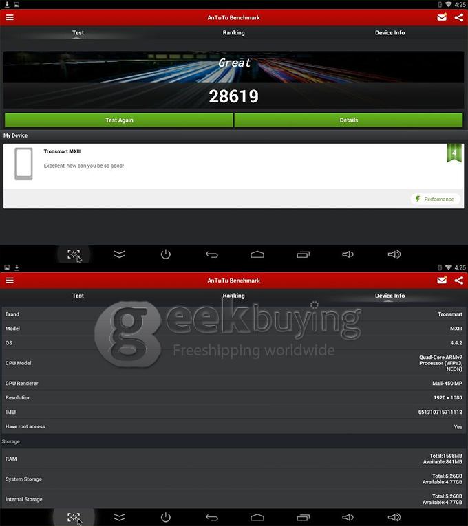 Tronsmart MXIII Android 4.4.2 TV Box Amlogic S802 Quad Core 2G/8G HDMI BT4.0 2.4G/5G 802.11a/b/g/n LAN XBMC OTG
