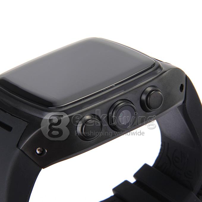 iMacwear SPARTA M7 1.54 Inch Touch Screen 3G Smart Watch Phone IP67 Waterproof Rating Android 4.4 Dual Core CPU - Black