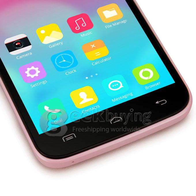 Doogee Valencia 2 Y100 5.0inch Android 4.4 1GB 8GB MTK6592 Octa Core 1.7GHz Smartphone 13.0MP 3G GPS OTG Hotknot- Pink
