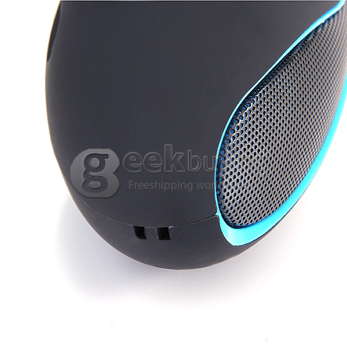 Mini Rugby Design X6 Wireless Bluetooth Speaker HIFI MP3 Speaker System with Mic Hands-free - Blue