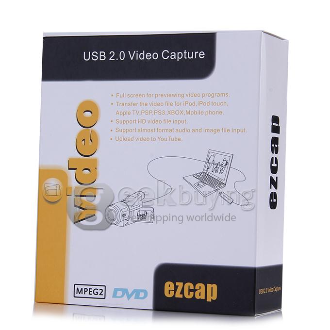 Ezcap Usb 2 0 172g Video Capture For Windows White Geekbuying Com