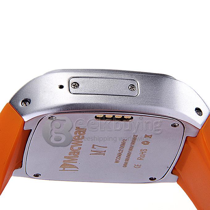 iMacwear SPARTA M7 1.54 Inch Touch Screen 3G Smart Watch Phone IP67 Waterproof Rating Android 4.4 Dual Core CPU - Orange