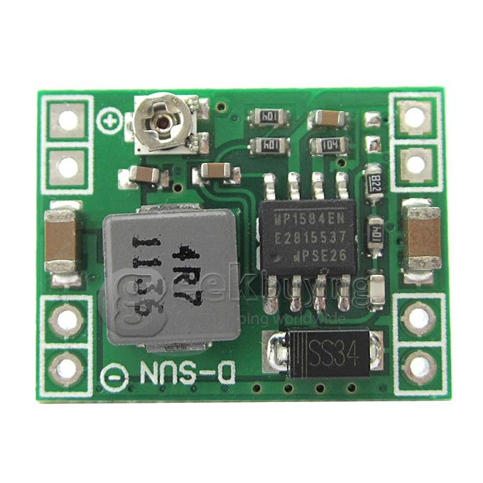 Mini MP1584 DC-DC Adjustable Buck module 3A 4.5~28V Input 0.8~20V Output Step Down Voltage Regulator