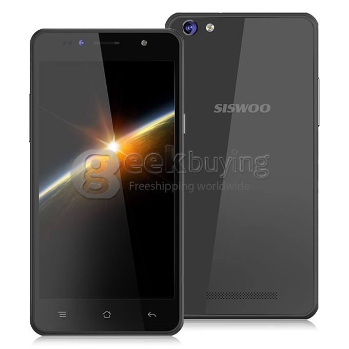 SISWOO C50 5.0inch 4G FDD-LTE Android 5.0 Smartphone MTK6735 Quad Core 1GB RAM 8GB ROM 8.0MP IPS HD - Black