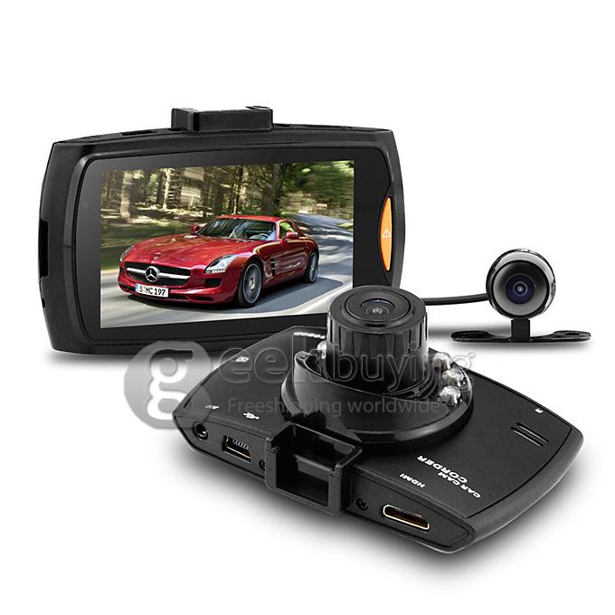 Blackview G30B 2.7 inch 1080P FHD Car DVR Dashcam Video Recorder 140 Degree Wide Angle Lens with Rear View Camera - Black