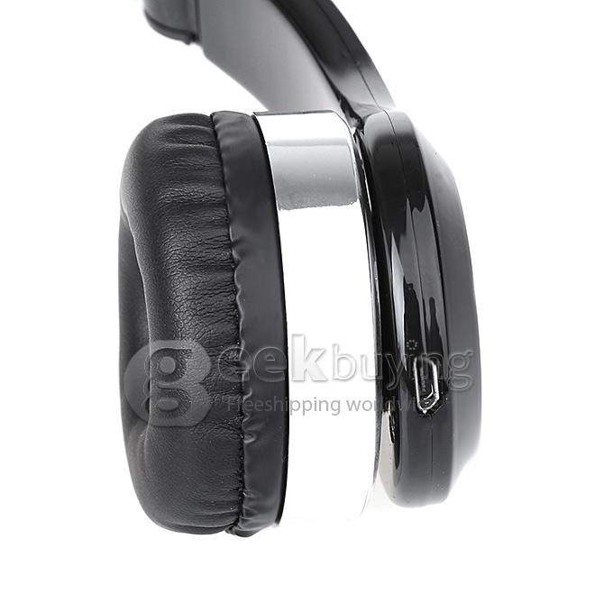 Stretchable Foldable Wireless Bluetooth V3.0 Headset Headphone With Mic For iPhone6 iPhone 6Plus S6 S6 Edge iPhone 6s - Black